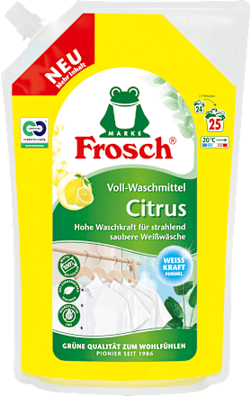 Vloeibaar wasmiddel voor zware was, citrus, 25 Wl