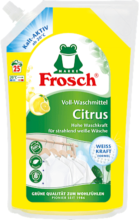 Vollwaschmittel Flüssig Citrus, 25 Wl