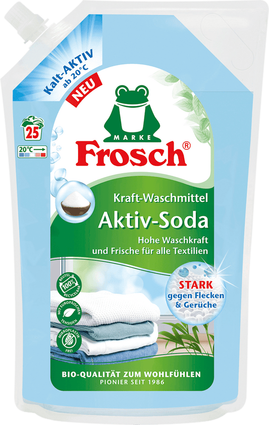 Lessive liquide Frosch Soda, 25 ml