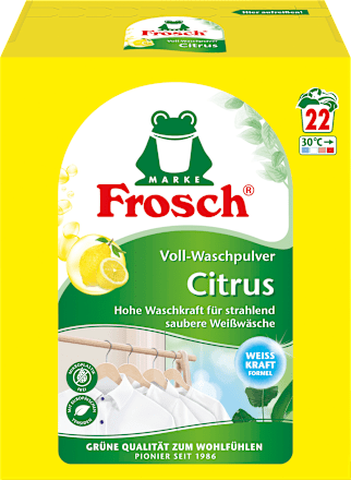 Krachtige waspoeder citrus, 22 Wl