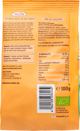 Babykekse Bauernhof ab 8 Monaten, 100 g