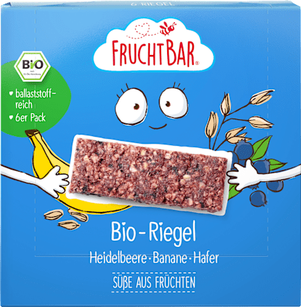 Fruchtriegel Heidelbeere Banane Hafer ab 3 Jahren (6x23 g), 138 g