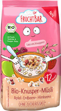 Kinder Knusper-Müsli Apfel, Erdbeere & Himbeere ab 12 Monaten, 200 g