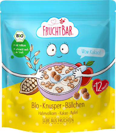 FruchtBar Kindermüsli Knusper-Bällchen ab dem 12. Monat, 125 g