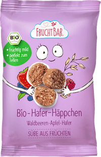 Kindersnack Hafer-Häppchen, Waldbeere, Apfel & Hafer ab 3 Jahren, 40 g