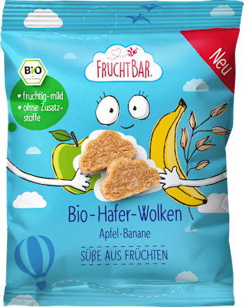 Kindersnack Hafer-Wolken Apfel & Banane ab 12 Monaten, 50 g
