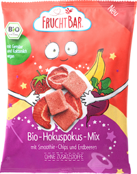 Kindersnack Hokuspokus-Mix mit Smoothie Chips & Erdbeeren, ab 3 Jahren, 12 g
