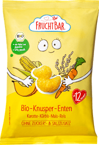 Kindersnack Knusper-Enten Karotte, Kürbis, Mais & Reis ab 12 Monaten, 30 g