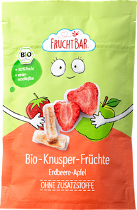 Kindersnack Knusper-Früchte Erdbeere & Apfel, ab 3 Jahren, 15 g
