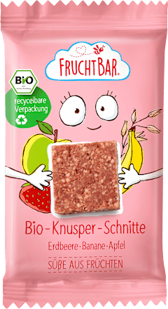 Kindersnack Knusper-Schnitte Erdbeere-Banane, ab 3 Jahren (3x23 g), 69 g