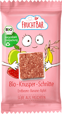 Kindersnack Knusper-Schnitte Erdbeere-Banane, ab 3 Jahren (3x23 g), 69 g