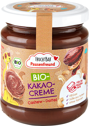 Brotaufstrich Kakao-Creme Cashew & Dattel , ab 3 Jahren, 180 g
