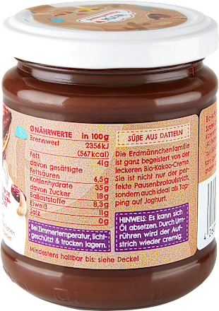 Brotaufstrich Kakao-Creme Cashew & Dattel , ab 3 Jahren, 180 g