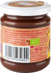 Brotaufstrich Kakao-Creme Cashew & Dattel , ab 3 Jahren, 180 g