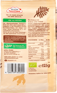 Kinderkekse Dino-Kekse Kakao-Dinkel ab 3 Jahren, 125 g