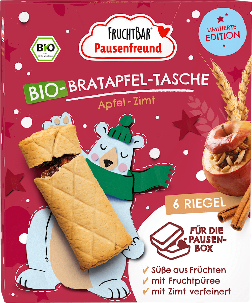 Kindersnack Bratapfeltasche ab 3 Jahren (6x22 g), 132 g