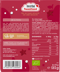 Kindersnack Bratapfeltasche ab 3 Jahren (6x22 g), 132 g