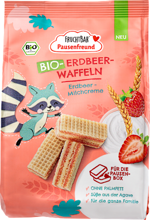 Kindersnack Erdbeer Waffeln ab 3 Jahren, 100 g