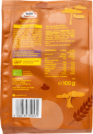 Kindersnack Kakao Waffeln ab 3 Jahren, 100 g