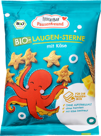 Kindersnack Laugen-Sterne mit Käse, ab 3 Jahren, 70 g