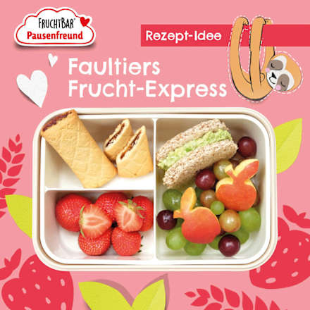 Kindersnack Pausenfreund Frucht-Tasche, Dinkel, Erdbeere, Apfel ab 3 Jahren (6x22 g), 132 g