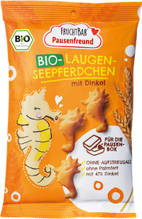 Kindersnack Pausenfreund Laugen-Seepferdchen mit Dinkel ab 3 Jahren, 90 g