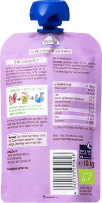 Quetschie Apfel Waldfrucht ab 6 Monaten, 100 g