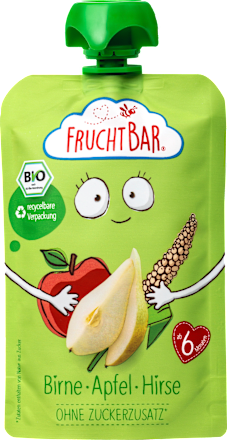 Quetschie Birne, Apfel & Hirse ab 6 Monaten, 100 g