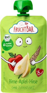 Quetschie Birne, Apfel & Hirse ab 6 Monaten, 100 g