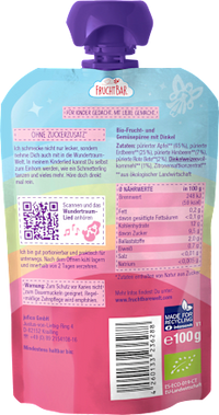 Quetschie Erdbeere, Himbeere, Dinkel & Rote Bete ab dem 6. Monat, 100 g