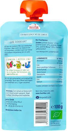 Quetschie Guave Papaya Mango Banane ab 6 Monaten, 100 g