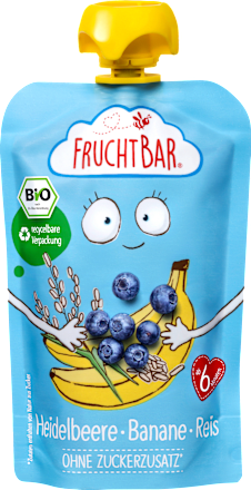 Quetschie Heidelbeere, Banane & Reis ab 6 Monaten, 100 g