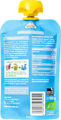 Quetschie Heidelbeere, Banane & Reis ab 6 Monaten, 100 g