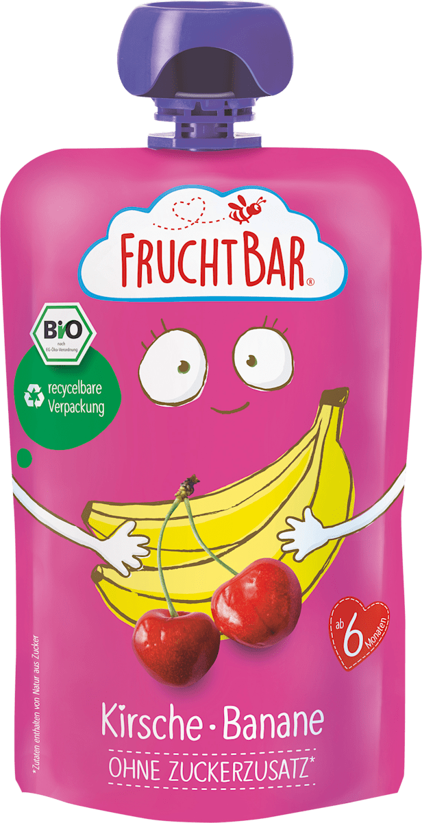 Quetschie Kirsche & Banane ab 6 Monaten, 100 g