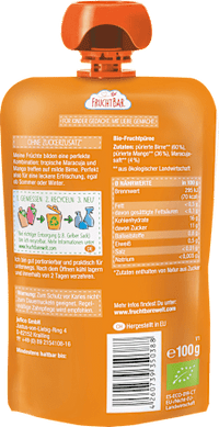 Quetschie Mango, Birne & Maracuja ab 6 Monaten, 100 g