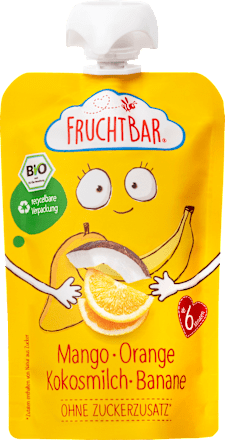Quetschie Mango, Orange, Kokosmilch & Banane, ab 6 Monaten, 100 g