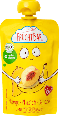 Quetschie Mango Pfirsich Banane ab 6 Monaten, 100 g