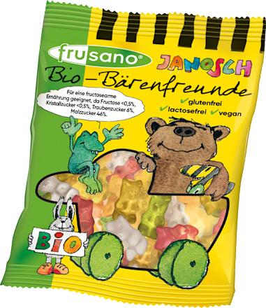 Fruchtgummi, Janosch Bärenfreunde mit Fruchtgeschmack, 50 g