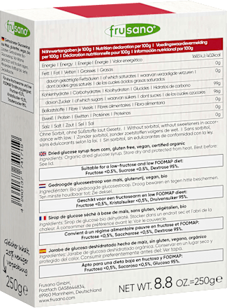 Getreidezucker aus Mais, 250 g