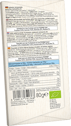 Schokolade Vollmilch, 80 g