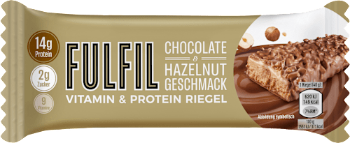 Proteïnereep, chocolade &amp; hazelnootsmaak, 40 g