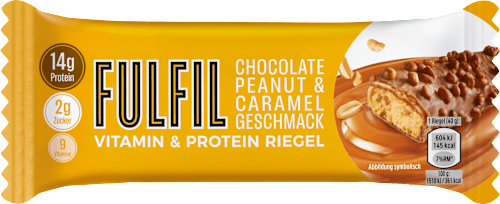 Proteïnereep, Pinda Karamel smaak, 40 g