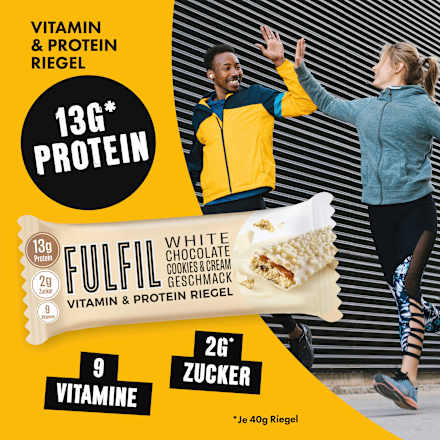 Proteïnereep, smaak White Cookies &amp; Cream, 40 g