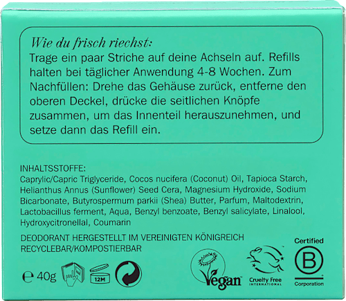 Deostick Cloud Nine Nachfüllpack, 40 g