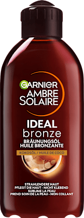 Bräunungsöl ideal bronze mit Kokosöl, 200 ml