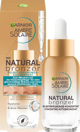 Zelfbruinende gezichtsconcentraat Natuurlijke Bronzer, 30 ml