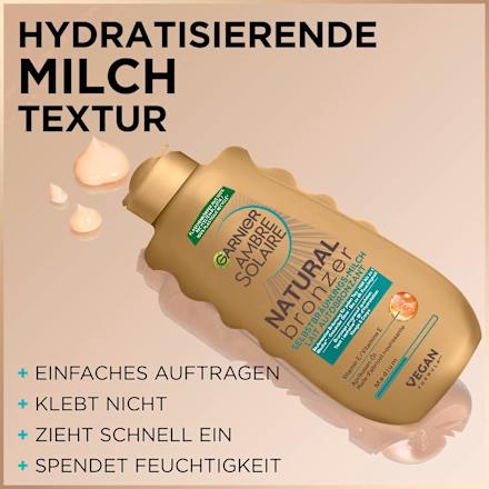 Selbstbräuner Milch natural bronzer, 175 ml Garnier Ambre Solaire