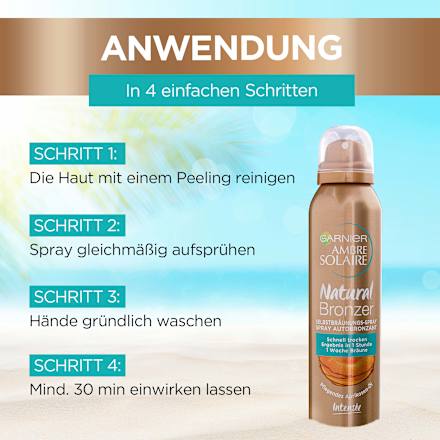 Selbstbräuner Spray natural bronzer, 150 ml