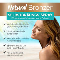 Zelfbruinende spray natuurlijke bronzer, 150 ml