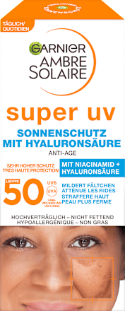Sonnencreme Gesicht super UV Anti-Age, LSF 50+, 50 ml
